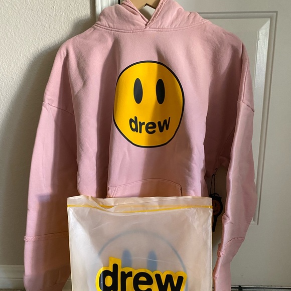 Light pink drew hoodie clearance
